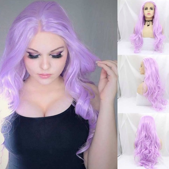 ALEX 22” LIGHT PURPLE BODY WAVYLACE FRONT WIG *NEW*